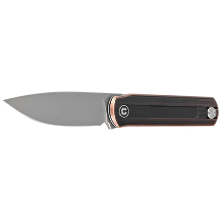 Civivi Knife Foldis Copper, Silver Bead Blasted Nitro-V Blade by Ostap Hel (C21044-1)