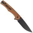 Sencut Crowley Guibourtia Wood, Black Stonewashed D2 knife (S21012-5)