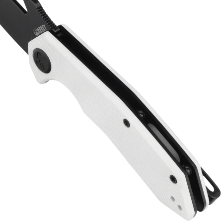 Nóż składany Kubey Coeus White G10, Blackwashed 14C28N (KU122Z)