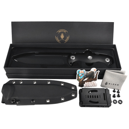 Nóż Kizer Drop Bear Fix 7 Black G10, Black 1095 by Azo (1103A2)