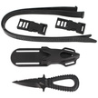 MAC MicroSub 2 Diving Knife Black ABS, Black Idroglider W 1.4060