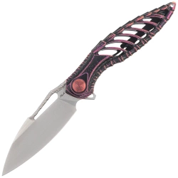 Rike Knife RK-Thor6-M-BP Black / Purple Titanium, Satin M390