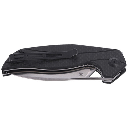 CIVIVI Anthropos Black G10 / Carbon Fiber, Satin Finish by Elijah Isham (C903BC)