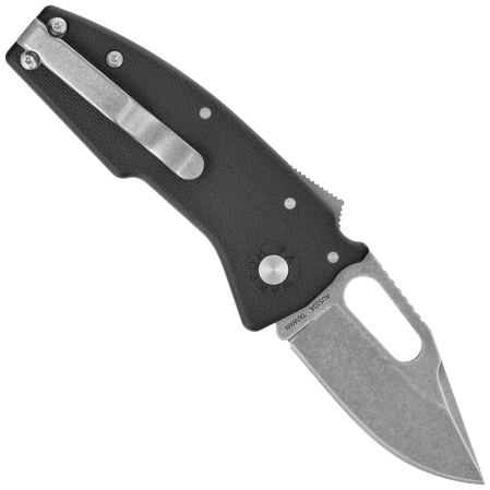 Nóż składany Demko Nano Shark CP Black GRN, Stonewashed AUS10A by Andrew Demko (NANO-10A-Black GRN-CP)