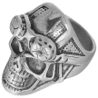 Tole 10 Imperial Skull Riding Ring (16194)