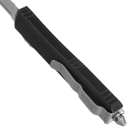 Microtech Ultratech T/E OTF Knife Black Aluminum, Stonewashed P/S M390 by Tony Marfione (123-11)