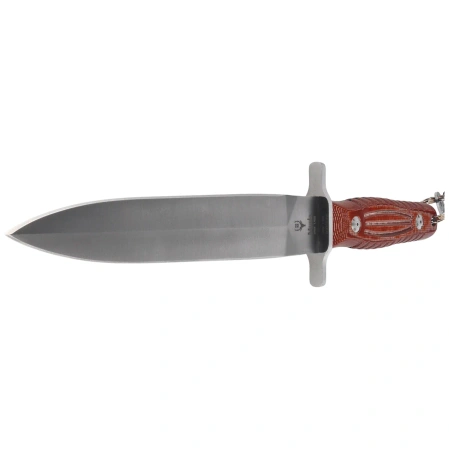 Nóż Muela DG-21C Brown Canvas Micarta, Satin MoVa 1.4116