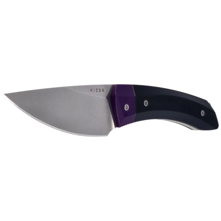 Nóż Kizer Momo Fix 3 Blue/Black G10, Stonewashed AEB-L by Vladimir Legachev (1124A3)