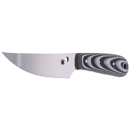 Spyderco Bow River Knife Black/Gray G10, Satin 8Cr13MoV by Phil Wilson (FB46GP)