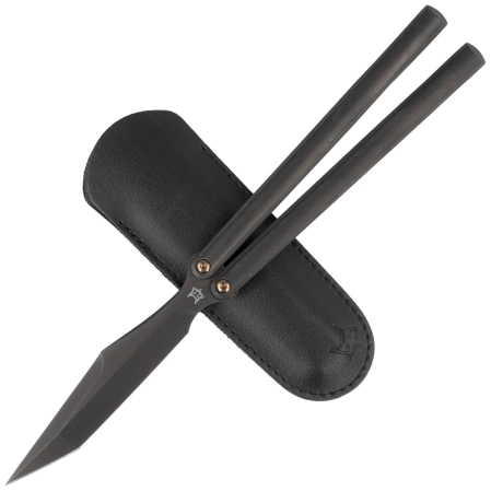 Nóż motylkowy Fox PHI Black PVD Titanium, Black PVD M390 by Vincenzo Fiore (FX-570 TiB)