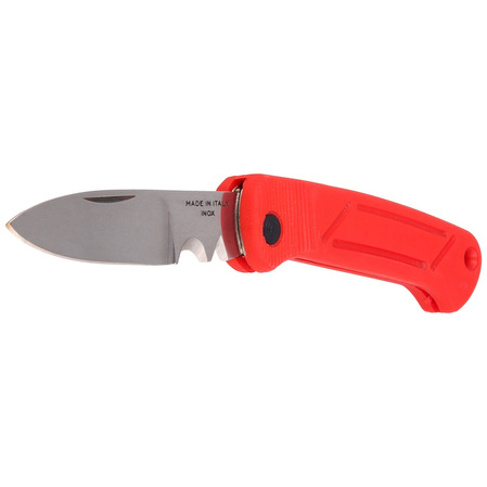 Nóż składany monterski dla elektryka MAC Coltellerie B05E Red FRN, Satin W 1.4028 (MC B05E.R)