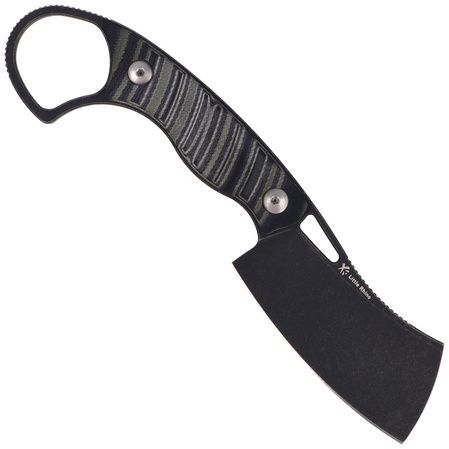Kizer Little Rhino Knife Olive Green-Black G10, Black D2 by Giedymin Kapuscinski (1065A3)