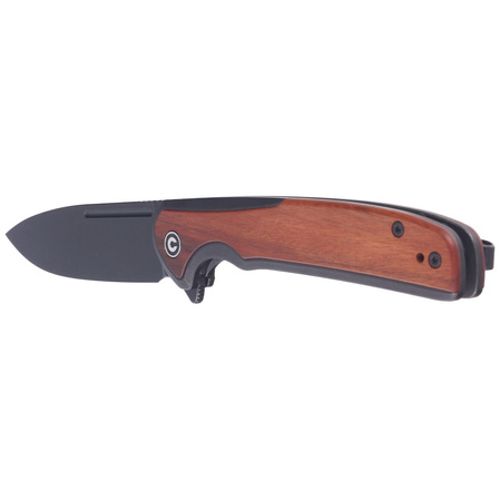 CIVIVI Knife Voltaic Stainless / Cuibourtia Wood, Black Stonewashed 14C28N (C20060-1)