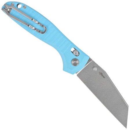 Bestech Liger Knife Light Blue G10, Stonewashed D2 by Keanu Alfaro (BG61D)