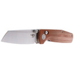 Bestech Slasher Knife Natural Micarta, Satin D2 (BG43D)
