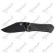 Bestech Icarus Knife Black-Bronze Stonewashed Titanium, Black Stonewashed M390 by Nick Rogers (BT2302B)