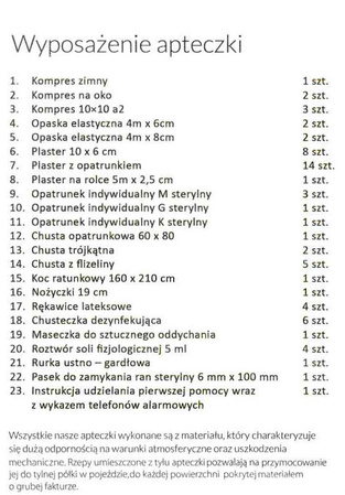 Medaid First Aid Kit Type 410 with Cross (APT410CR)