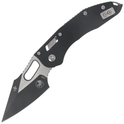Microtech Stitch Ram-Lok S/E Knife Black Aluminium, Black M390MK by Borka Blades and Tony Marfione (169RL-1)