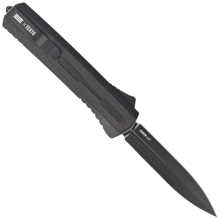 Nóż automatyczny OTF Tekto A7 Zastava D/E Black Aluminium/Tactical Black, Black CPM S35VN