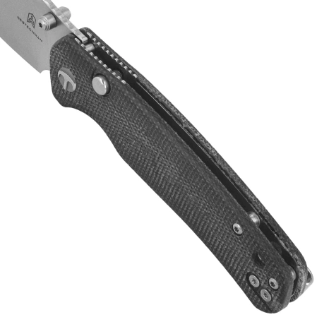Nóż składany Bestechman Cicada's Wing-TL Black Canvas Micarta, Satin 10Cr15CoMoV (BMK24-M-3)