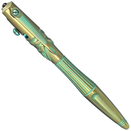 Długopis taktyczny Rike Knife Gold / Green Titanium (RK-TR02-GG)