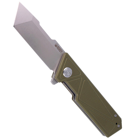 Nóż składany Kubey Avenger Outdoor Green G10, Bead Blasted D2 (KU104B)