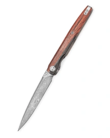 Bestechman Lanza Knife Rosewood, Damascus by Grzegorz Grabarski (BMK14-D-3)