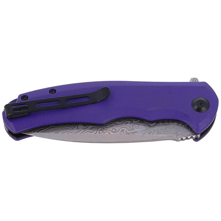 Nóż składany Civivi Praxis Purple G10, Damascus (C803DS-2)