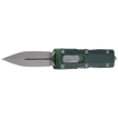 Microtech Dirac D/E OTF Knife Emerald Green Aluminum, Stonewashed by Tony Marfione (225-10EG)