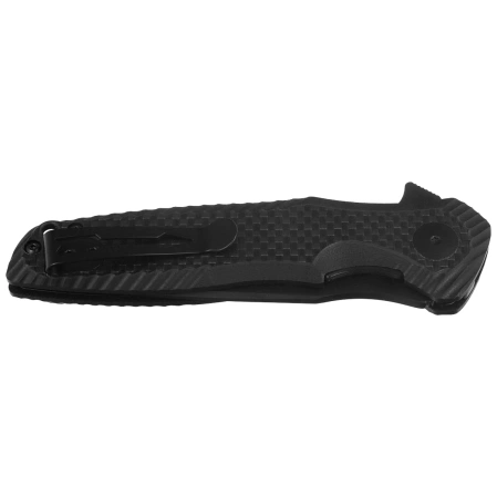 Spartan Blades Poros Knife Black G10/Carbon Fiber, Black TiN CPM 154CM by Curtis Iovito (SFBL11CF)