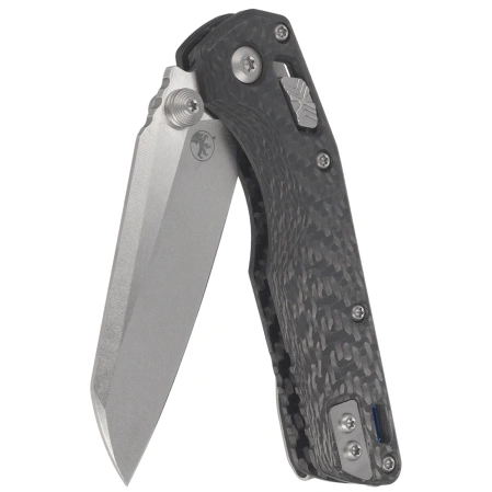 Nóż składany Microtech MSI Ram-Lok Mini S/E Marfione Select Slab Side Carbon Fiber, Stonewashed M390MK by Tony Marfione (210M-10MS9)