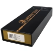 Microtech Santoku 4.2'' Signature Kitchen Knife Bronze Titanium Bolsters/Carbon Fiber, Black DLC M390MK (3300B-1DLCCFS)