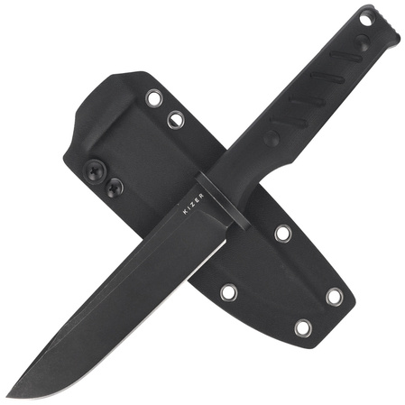 Nóż Kizer Camp 180 Black G10, Black Stonewashed AEB-L by Jonathan Styles (1096A1)
