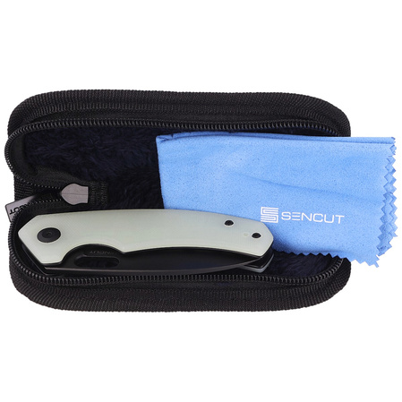 Sencut Acumen Natural G10, Black Stonewashed 9Cr18MoV (SA06C)