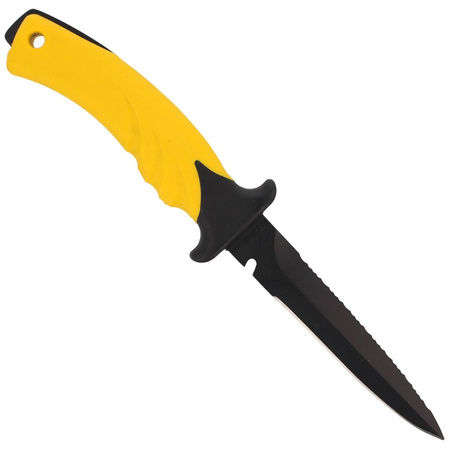 MAC Torpedo 11 Diving Knife Yellow PP-TPE, Black Idroglider W 1.4060