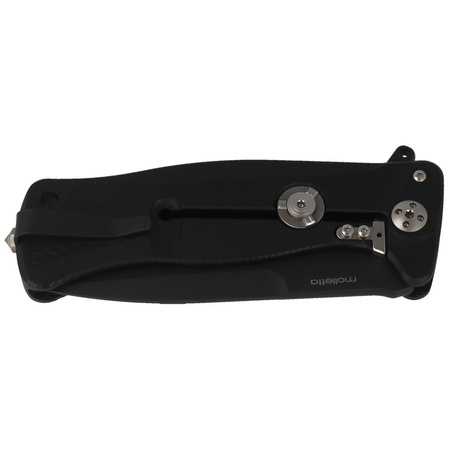 LionSteel SR11A Black Aluminum, Black Sleipner by Molletta (SR11A BB)