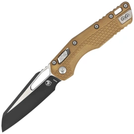 Microtech MSI S/E Knife Dark Earth Tri-Grip Polymer, Black / Bead Blasted M390MK by Tony Marfione (210T-1PMDE)