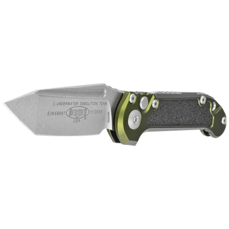 Nóż automatyczny Microtech LUDT Gen III T/E OD Green Aluminium, Stonewashed M390MK by Tony Marfione (1136-10OD)