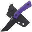 Bestech Step Knifew Purple G10, Black PVD D2 by Denis Simonutti (BFK06C)