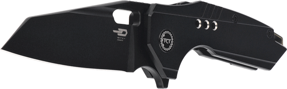 Nóż składany Bestech Nyxie 3 Black Titanium, Black DLC CPM S35VN by Todd Knife and Tool (BT2308B)