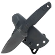 Fox KS Black G10, Top Shield Antracite Stonewashed Niolox by GZ Tactical Knives (FX-627 G10B)
