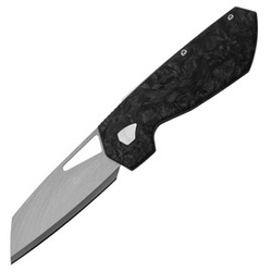 Nóż składany Maserin W1 373/WTN Black-Silver Fat Carbon, Matted Tungsten by Attilio Morotti