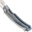 Reate Knife Baby Machine Blue Titanium, Satin RWL 34 by Tashi Bharucha (Baby Machine BL)