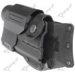 Fobus Holster, Tactical Series, for Glock 19, 19X, 23 (excluding 23 and 22 Gen 5), 32, and 45. This holster is designed for tactical use and is compatible with flashlights and laser units (RBT19G2 Bundle).