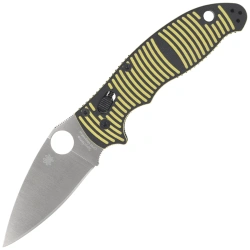 Nóż składany Spyderco Manix 2 Salt Yellow-Black G10, Satin MagnaCut by Eric Glesser (C101GBKYLMCP2)