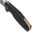 BlackFox Puffy Knife Black G10, Stonewashed 10Cr15CoMov (BF-786 G10B)