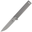Nóż składany Fox Chnops Heritage Gray Titanium, Stonewashed Hybrid Cryo by Raven Knives Design (FX-544 TI)