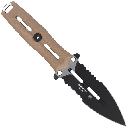 Nóż Kizer Norcross D/E Tan G10, Black PVD Nitro-V by L.F (ZX-FB01A3)