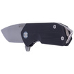 Kubey Campe KU203A Knife Black G10, Sandblasted D2