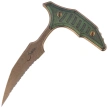 Nóż Microtech Bee Marfione Select Antique Green Titanium, Bronze Titanium HW, Bronzed Stonewashed F/S 440C by Bastinelli (218-15MS1)